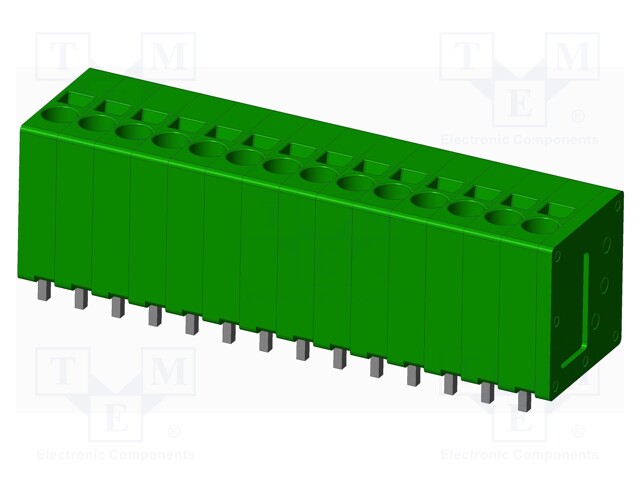 Connector: PCB terminal block; terminal; Plating: tinned; on PCBs