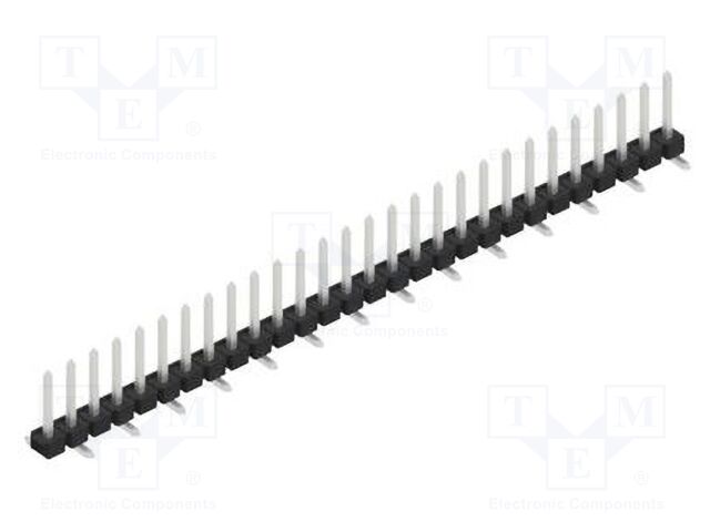 Connector: pin strips; pin header; male; PIN: 28; 2.54mm; SMT; 1x28