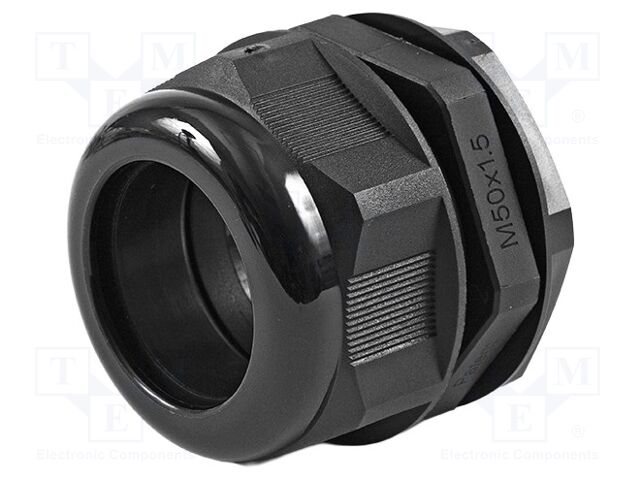 Cable gland; M50; IP68; nylon; UL94V-2; black