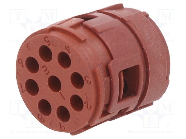Connector: M23; PIN: 9; soldering; 150V; 7A; Series: EPIC