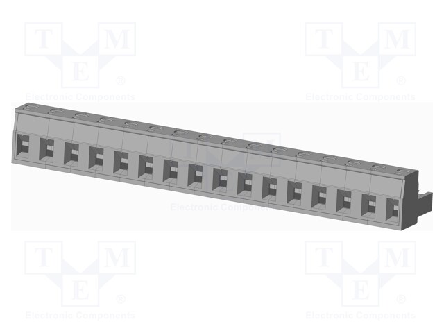 Connector: pluggable terminal block; plug; female; straight; grey