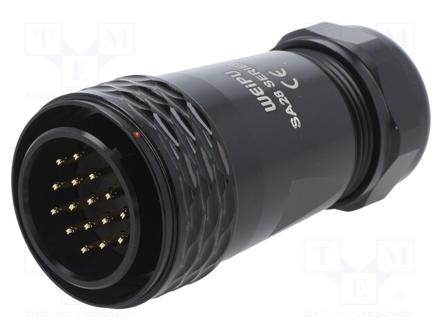 Circular; SA28; IP67; soldering; -40÷85°C