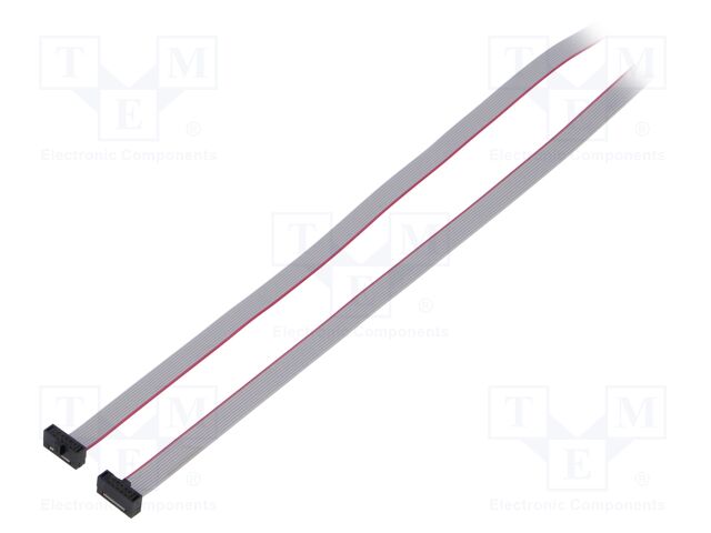 Ribbon cable with IDC connectors; Tape ph: 0.64mm; 1003.3mm
