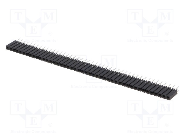 Socket; pin strips; female; PIN: 45; feed-through; straight; 2.54mm