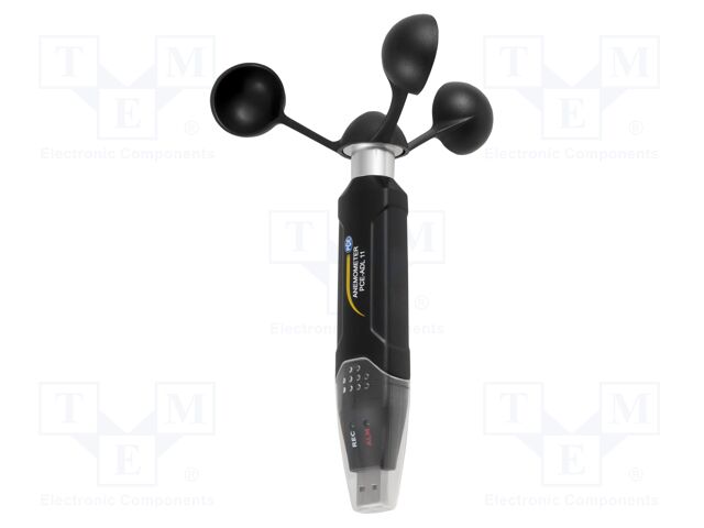 Anemometer; Velocity measuring range: 1.2÷30m/s; IP42; 3s÷12h