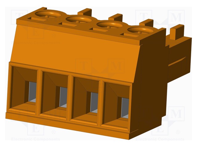 Connector: pluggable terminal block; plug; female; straight; 300V