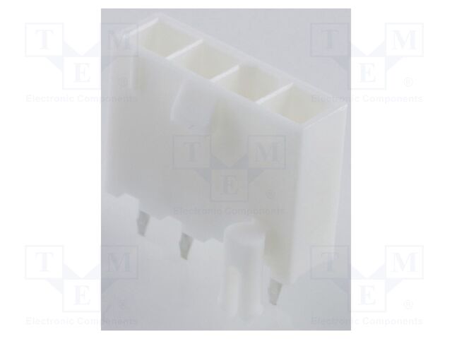 Mini-Fit Jr Vert Hdr Assy 4Ckt V-0 Gold