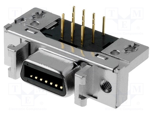 Connector: MDR; PIN: 14; shielded; Locking: latch; socket; female