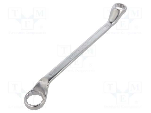 Wrench: ring; double-sided,bent; 27mm,32mm; L: 380mm; Gedore Red