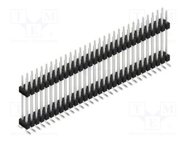 Connector: pin strips; pin header; male; PIN: 60; 2.54mm; SMT; 2x30