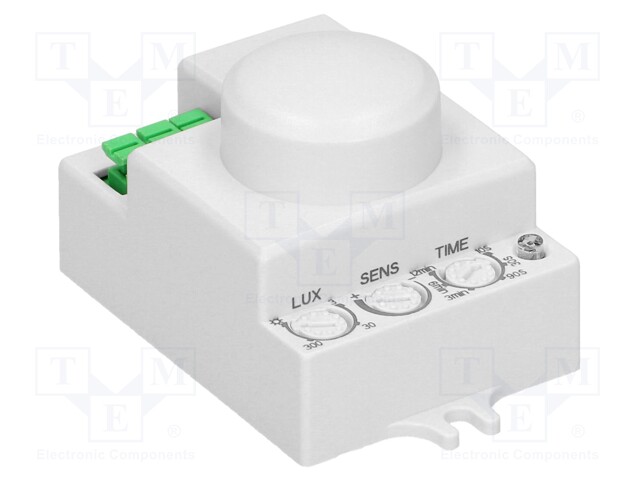 Microwave motion detector; wall mount; 230VAC; IP20; -20÷50°C