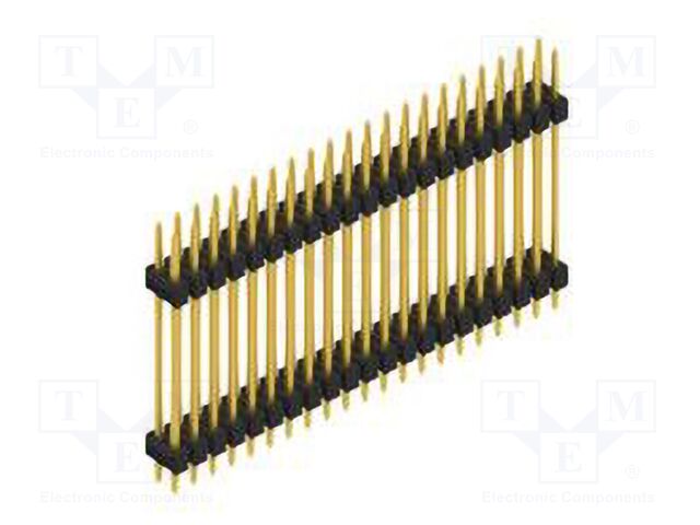 Connector: pin strips; pin header; male; PIN: 42; 2.54mm; THT; 2x21