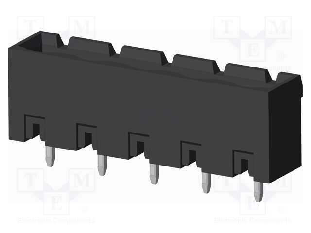 Connector: pluggable terminal block; socket; male; on PCBs