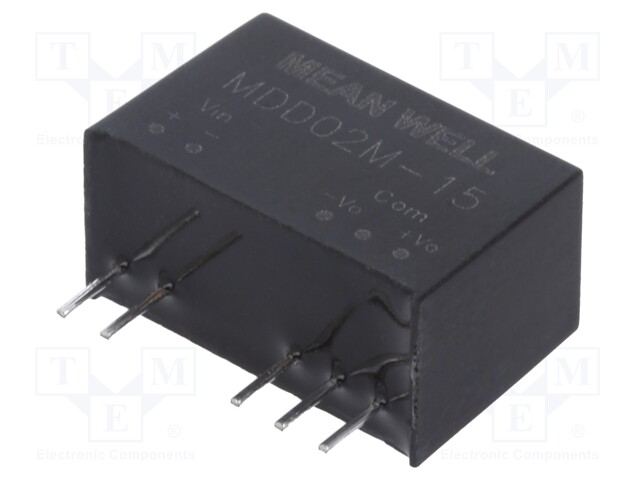 Converter: DC/DC; 2W; Uin: 10.8÷13.2V; Uout: 15VDC; Uout2: -15VDC
