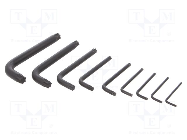 Key set; Torx®; TX10,TX15,TX20,TX25,TX30,TX40,TX50,TX55,TX60