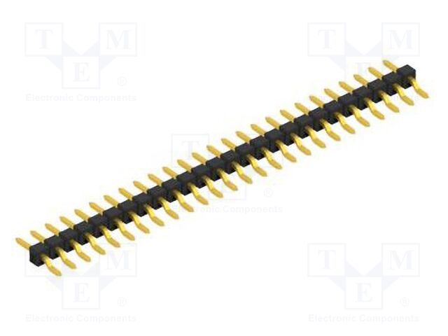 Connector: pin strips; pin header; male; PIN: 26; 2.54mm; SMT; 1x26