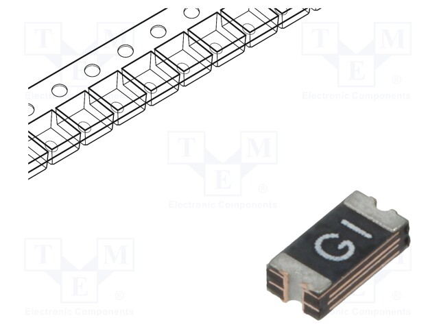 Fuse: PTC polymer; 750mA
