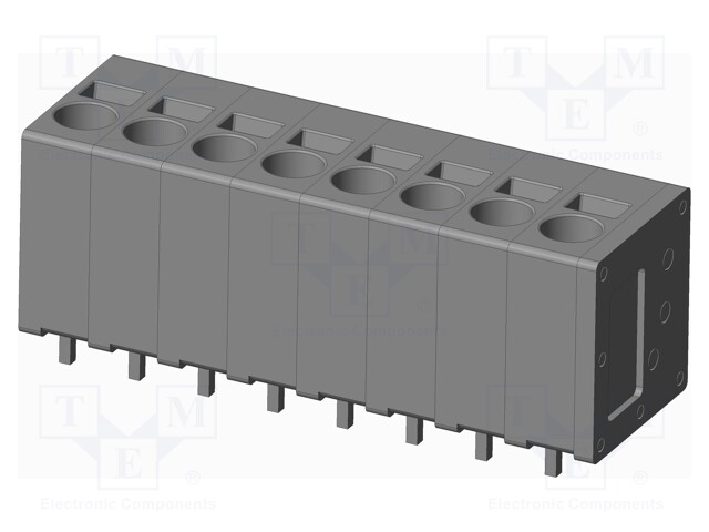 Connector: PCB terminal block; terminal; Plating: tinned; on PCBs