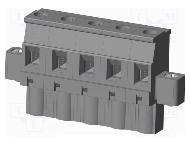 Connector: pluggable terminal block; plug; female; angled 90°