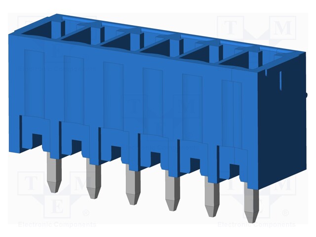 Connector: pluggable terminal block; socket; male; on PCBs