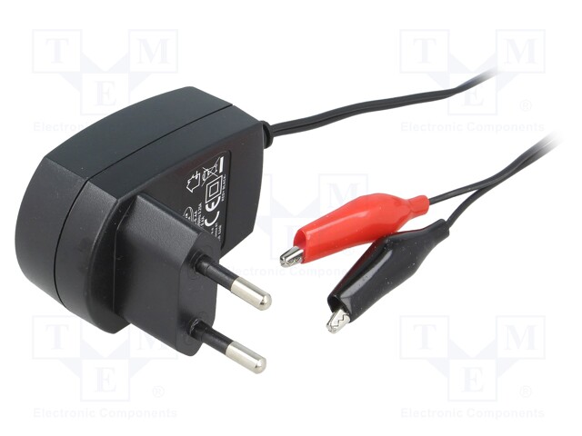 Charger: for rechargeable batteries; acid-lead; 400mA; 1.2÷4Ah