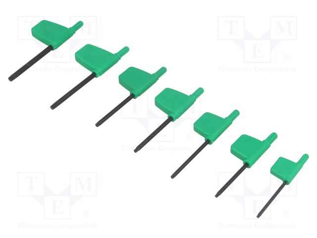 Key set; Torx®; TX06,TX07,TX08,TX09,TX10,TX15,TX20; Pcs: 7
