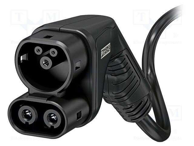 EMobility: cable; 3x2x0.75mm2,3x16mm2; 1kVDC; 80kW; IP54; 5m; 80A