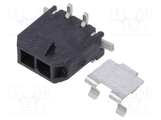 Socket; wire-board; male; Micro-Fit 3.0; 3mm; PIN: 6; Glow-Wire; SMT