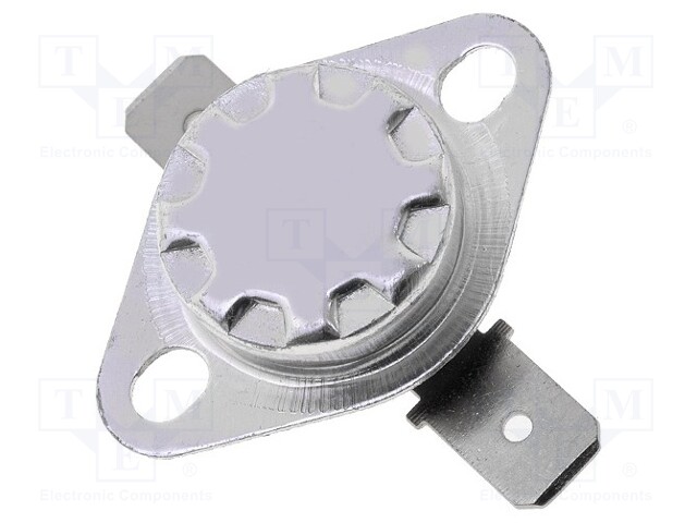 Sensor: thermostat; Output conf: NC; Topen: 160°C; Tclos: 130°C; 10A