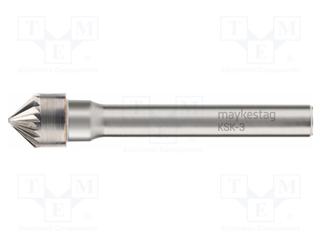 Rotary burr; Ø: 16mm; L: 61mm; metal; Working part len: 16mm