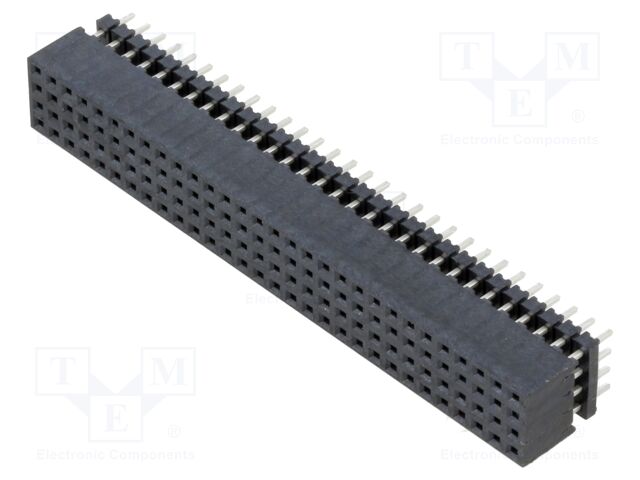 Connector: PCB to PCB; female; PIN: 120; 2mm; THT; socket; straight
