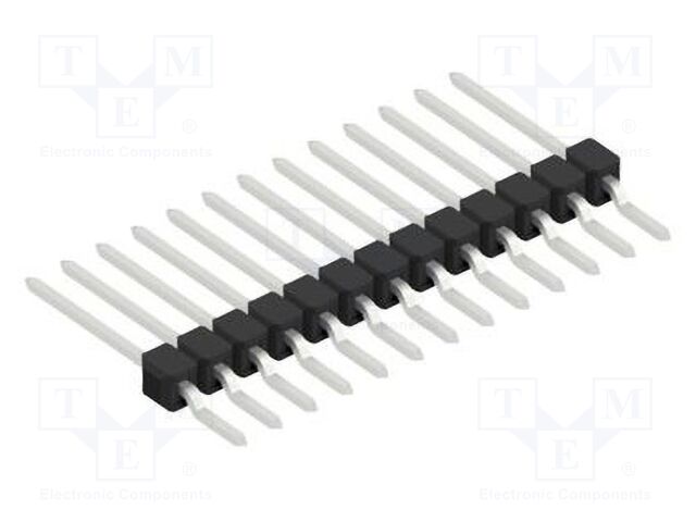 Connector: pin strips; pin header; male; PIN: 13; 2.54mm; SMT; 1x13