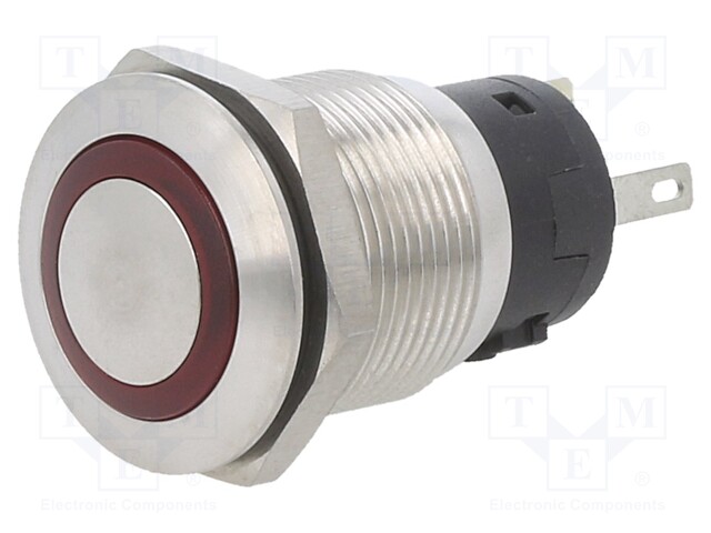 Switch: vandal resistant; Pos: 2; SPDT; 10A/14VDC; IP67; ON-(ON)