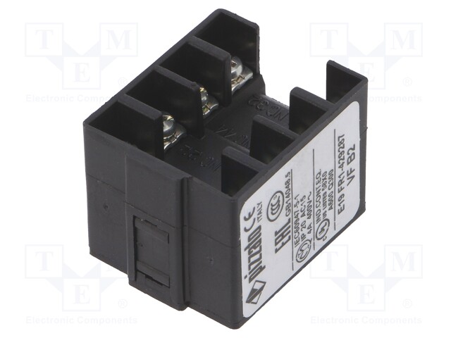 Contact block; NC + NO x2; 10A; max.400VAC; max.250VDC; -40÷80°C