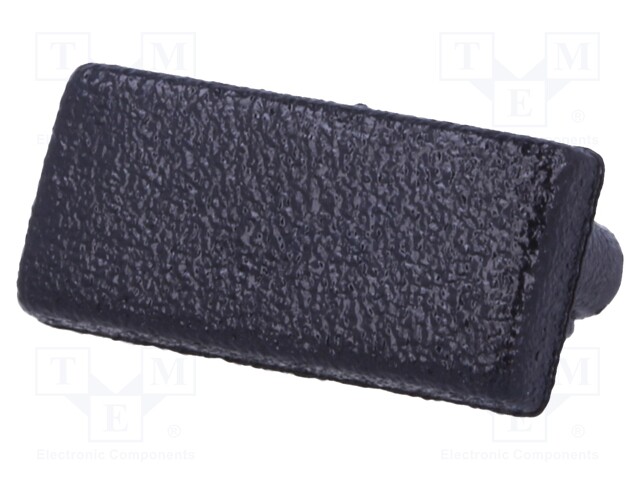 Cap for LED profiles; black; ABS; Application: BEGTON12