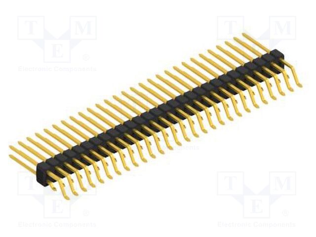 Connector: pin strips; pin header; male; PIN: 56; 2.54mm; SMT; 2x28