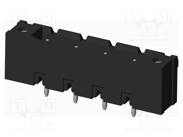 Connector: pluggable terminal block; socket; male; on PCBs