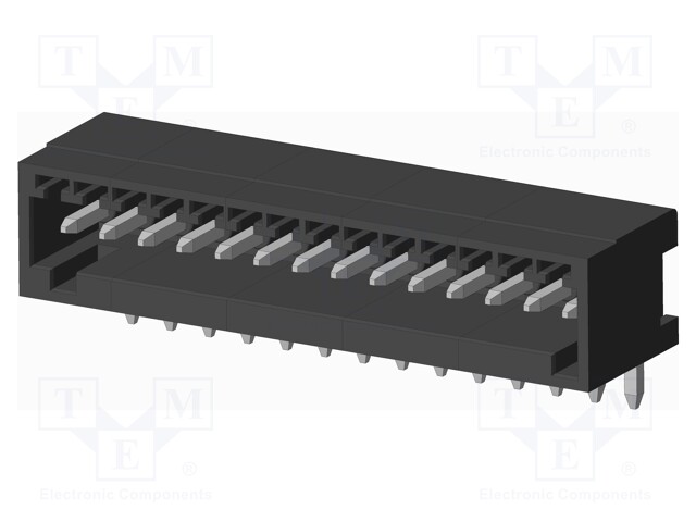 Connector: pluggable terminal block; socket; male; on PCBs