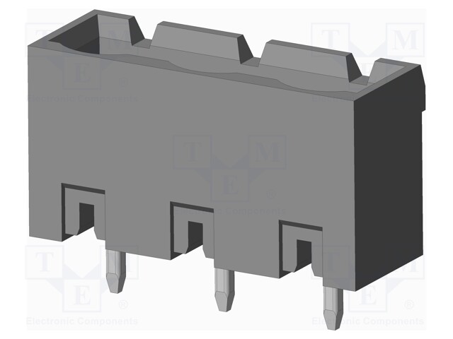 Connector: pluggable terminal block; socket; male; on PCBs