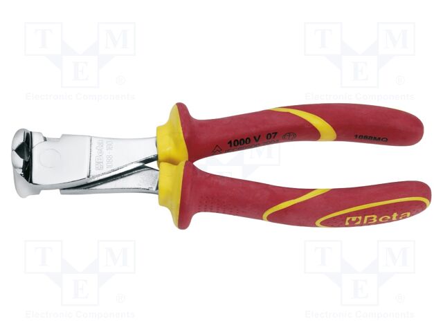 Pliers; side,cutting,insulated; 160mm
