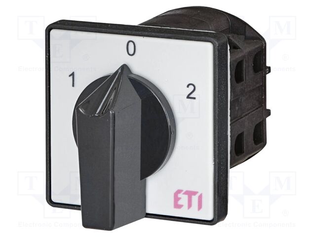 Switch: cam switch; Stabl.pos: 3; 16A; 1-0-2; for building in; IP20