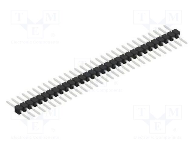 Connector: pin strips; pin header; male; PIN: 31; 2.54mm; SMT; 1x31