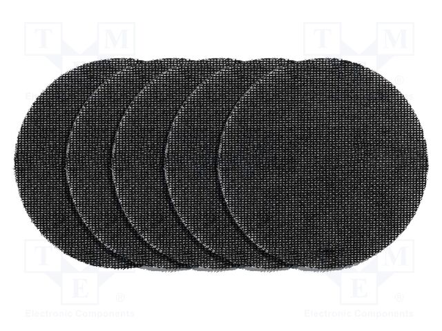 Cleaning cloth: sanding screen; Granularity: 40; Mounting: bur