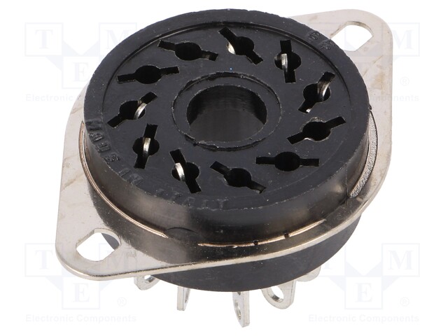 Socket; PIN: 11; 10A; 250VAC; Application: 88.02; Mounting: on panel