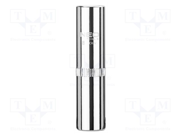 Socket; 6-angles,socket spanner; HEX 8mm; 1/4"; SUPERLOCK; long