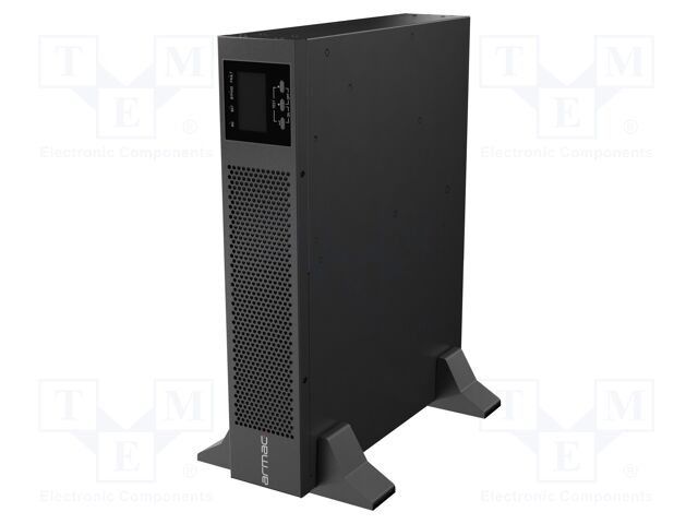 Power supply: UPS; 1000W; 1000VA; 208÷240V; 385x438x88mm; 9Ah; 6h