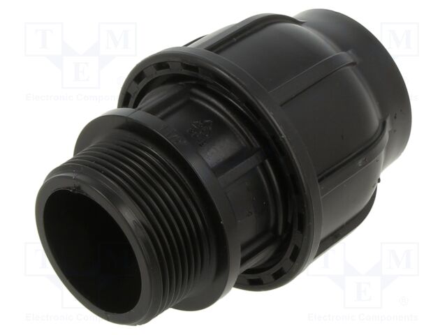Splice terminal: clamping; Thread: G 2" external; 50mm; Plast