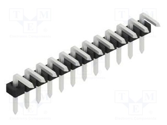 Connector: pin strips; pin header; male; PIN: 12; 2mm; THT; 1x12