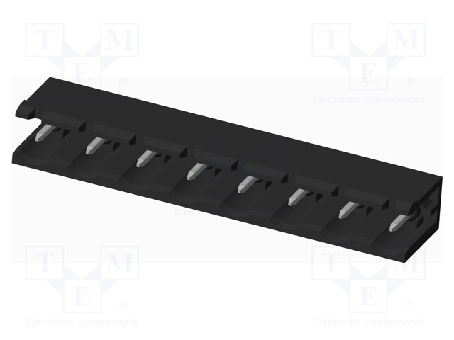 Connector: pluggable terminal block; socket; male; on PCBs
