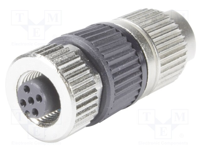 Circular Connector w. Harax M12 L 3P F